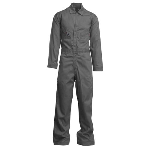 LAPCO 7 oz FR Deluxe Coverall in gray